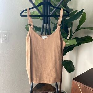 Topshop Camel tank top